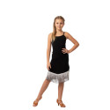 Skirt LA pattern 3 black / gialo fluo