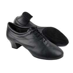 VF Men's Latin Shoes CD9316 Black Leather 4cm