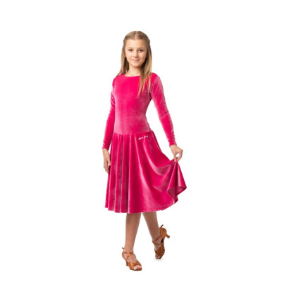 Šaty dětské sametové