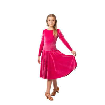 Šaty dětské sametové