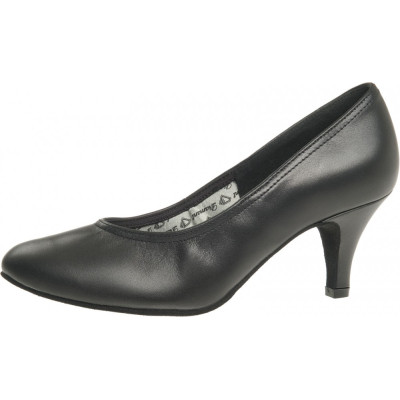 Dámské taneční boty na standard  Diamant mod.069 černá kůže S6 cm