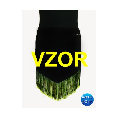 Skirt LA children's pattern 3 black/rose