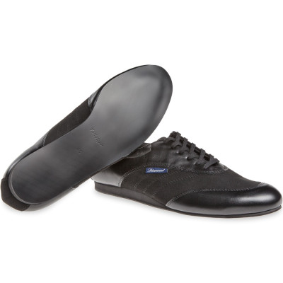 Diamant mod.191 černá kůže/Microvlákno 1,5cm klínkový (191-425-380)