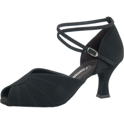 Dámské boty na latinu   Diamant mod.027 černý nubuck F5 cm