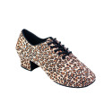 Training dance shoes HDS T5 Panter fabric heel 3,5cm
