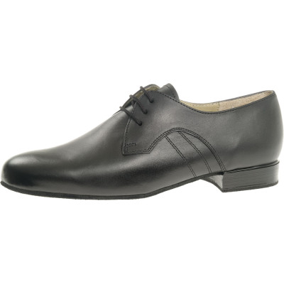 Pánské boty na standard  Diamant mod.090 černá kůže 2cm