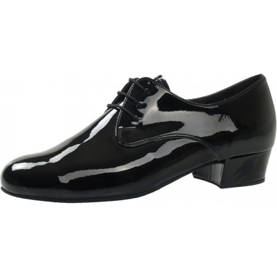 Pánské boty na standard  Diamant mod.096 černý lak 3,5cm