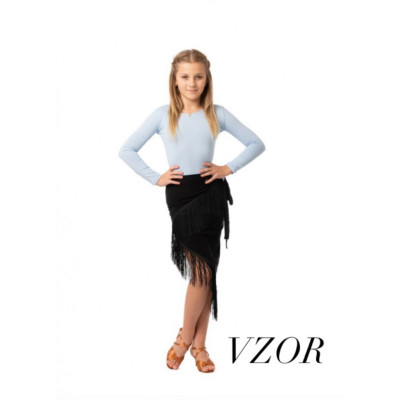 Skirt LA women's wrap fringe petrolino