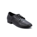 Men's dance shoes for standard HDS PST001 black Natur-H leather heel 2cm