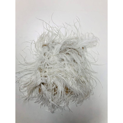 Peří pštrosí nášivka jednořadá