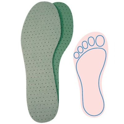 Latex shoe insole