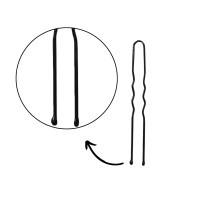 Sponka vlásenka do vlasů 5 cm 18ks