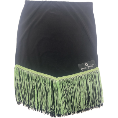 Sukně LA dětská vzor 3 černá/pistacchio