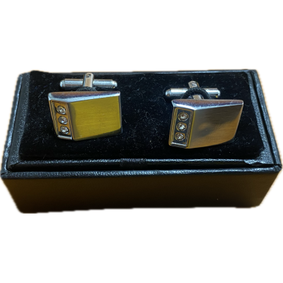 Manžetové knoflíčky stříbrné krabička