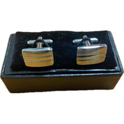 Manžetové knoflíčky stříbrné krabička