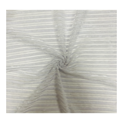 Elastický samet proužek bílá DP