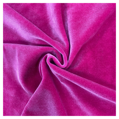 Elastický samet šíře 150 cm Fuxia