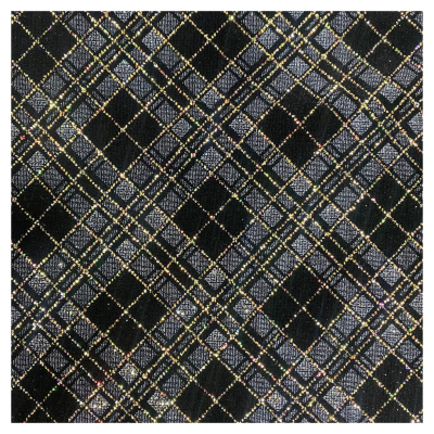 Elastický samet čtverečky