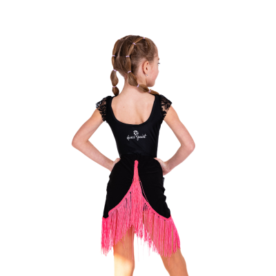 Body dětské DP s krajkou a rukávy