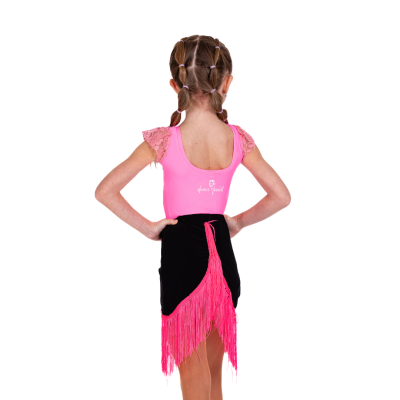 Body dětské DP s krajkou a rukávy