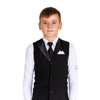 Vesta dětská na ST dlouhá s klopou