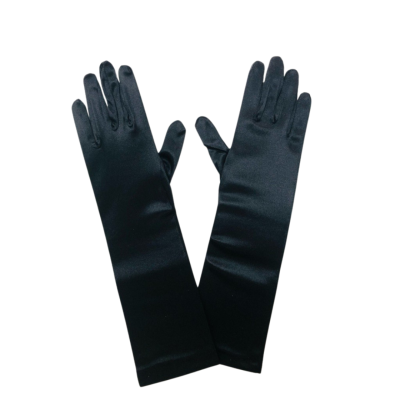 Long satin formal gloves (40)