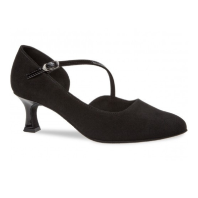 Dámské boty na standard Diamant mod.174 nubuck/lak podpatek F5 cm