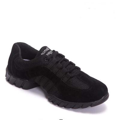 HDS SN001 black suede/mesh training shoes (SNEAKER)