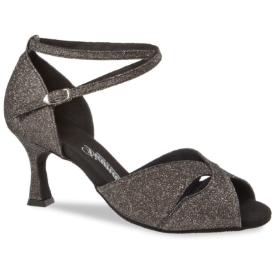 WOMEN'S LATIN SHOES DIAMOND MOD.181 BRONZE GLITTER F5CM (181-077-510)