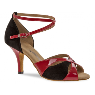 Diamond mod.141 red lacquer / black nubuck S7,5