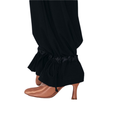 Kalhoty dívčí tréninkové široké DP se šňůrkami