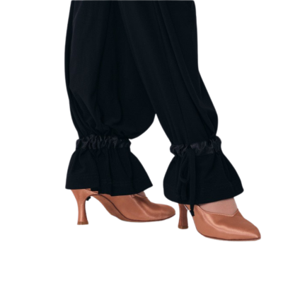 Kalhoty dívčí tréninkové široké DP se šňůrkami