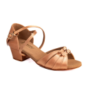 Children's dancing shoes HDS DLA016 satin heel 3,5 cm