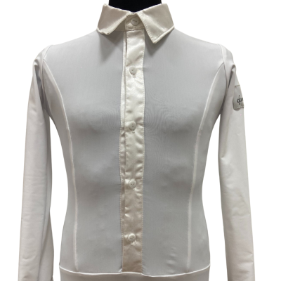 Košile dětské body princes bílá lycra