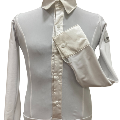 Košile dětské body princes bílá lycra