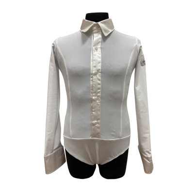 Košile dětské body princes bílá lycra