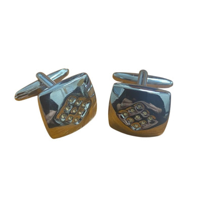 Manžetové knoflíčky stříbrné krabička