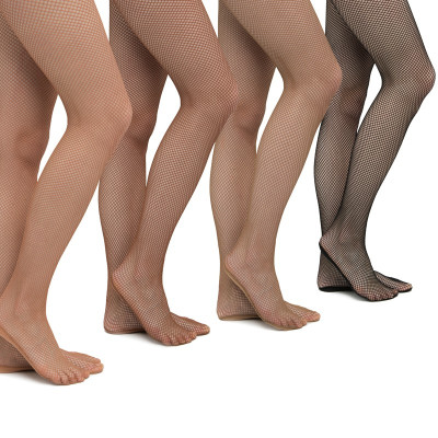 Punčocháče RUMPF Fishnet - brown