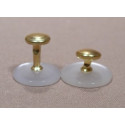 Fractional collar buttons set
