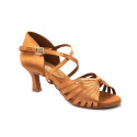 Women's Latin dance shoes HDS DLA009 satin heel F5