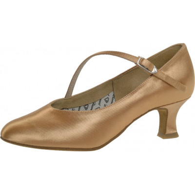 Women's standard dance shoes Diamant mod.172 body bronze satin L5 cm